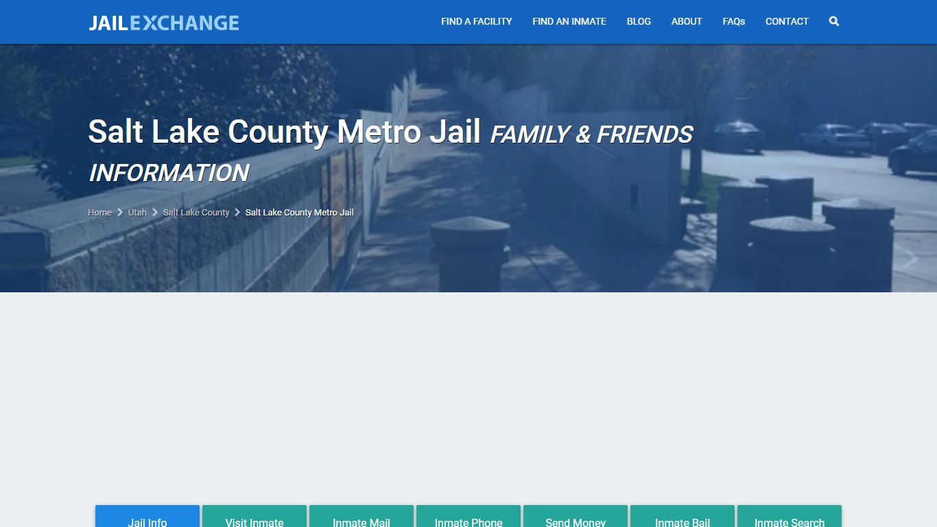 Salt Lake County Metro Jail UT | Booking, Visiting, Calls, Phone